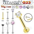 hb4m83mget titanium labret stud 18g threadless press fit top