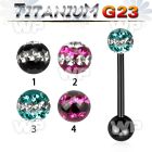 hr44das1 ion plated g23 titanium tongue bar 1 6mm 5mm ferido glue tongue piercing