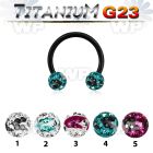 hr64day6 ion plated g23 titanium cbr horseshoe 1 6mm 6mm ferido ear lobe piercing