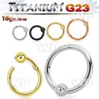 hx46a4f pvd titanium hinged captive hoop 16g