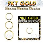 i93wbkk 9kt gold seamless ring 22g