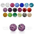 jdas 5mm multi crystal ball epoxy cover 1 6mm threading 