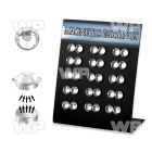 jits board with 8mm round crystal magnetic earring s in mixed belly piercing