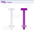 b4ar flexible acrylic labret stud piercing retainer lower lip piercing