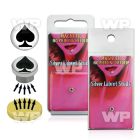 m2jb9 4mm silver 925 magnetic fake labret stud stud black playi belly piercing