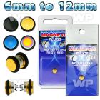 m2jmkl ion plated steel magnetic fake plup o ring belly piercing