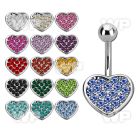 mcd365 steel belly banana w ferido glued crystal heart