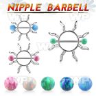 opnp104 janet jackson nipple shield w 5mm synthetic opal balls
