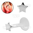 rai3el bio flex tragus piercing 1 2mm 2mm silver 925 star shape tragus piercing