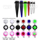 rmhq2a acrylic taper fancy o ring ear lobe piercing