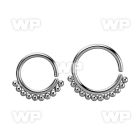sepll annealed 316l steel septum ring, 16g (1.2mm
