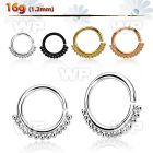 sepn annealed surgical steel septum ring