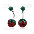 steel belly banana w 5mm & 10mm strawberry ferido ball