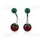 steel belly banana w 5mm & 8mm strawberry ferido ball