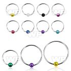 u324 silver 925 nose ring color plated ball diameter measure nose piercing