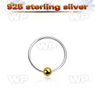 u3pyi4 silver 925 nose ring gold plated ball an outer diamet nose piercing