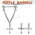um1bz surgical steel nipple barbell 1 6mm 5mm ballsconnected nipple piercing