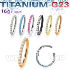 h3i3xep5m titanium hinged segment clicker 16g outward opals