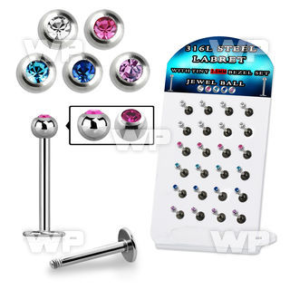 1764esy display w 316l steel labret studs 1 2mm tiny 2 5mm press lower lip piercing