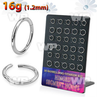 1h3wixe implant grade titanium hinged segment clickers 30pcs