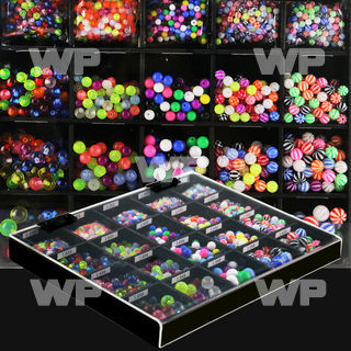 1j4czz box w 3mm 5mm 6mm 8mm acrylic balls 1 2mm 1 6mm belly piercing