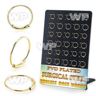 1wu1k gold pvd implant grade steel nose rings display 30