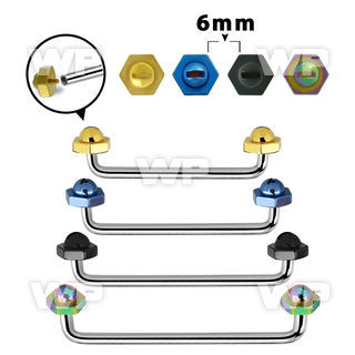 3h18r7y steel surface barbell 1 6mm 90 degree angle ion plated surface piercing