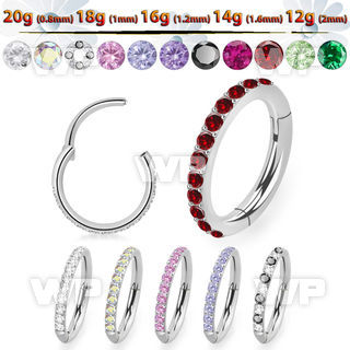 3i3xep implant grade steel segment ring cz stones