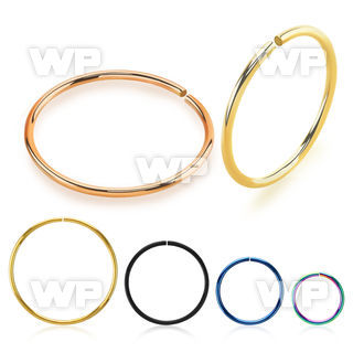 3wbrkk pvd finish implant grade steel seamless nose ring