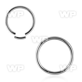 3wie0 surgical steel segment ring 1 6mm ear lobe piercing