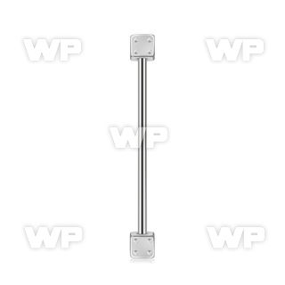 448u1318 surgical steel industrial barbell 1 6mm 5mm dices 