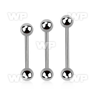 44kp surgical steel barbell 0 8mm 3mm ball eyebrow piercing