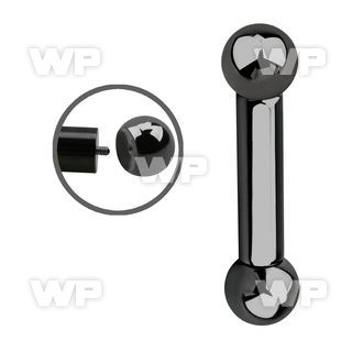 44r0f ion plated 316l steel big gauge tongue barthickness of tongue piercing