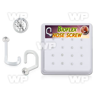 483o6fey box w of bio flex nose screw spirals 1mm 1 5mm round cry nose piercing