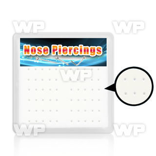 4aez4 box out jewelry but foam 36 holes for nose piercing in belly piercing