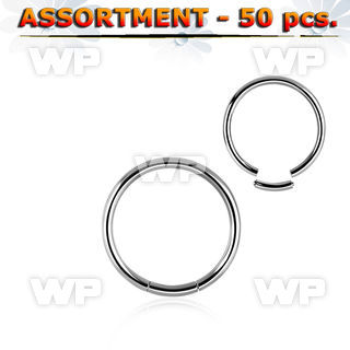 4b2kke6 of surgical steel segment ring s 1 6mm ear lobe piercing