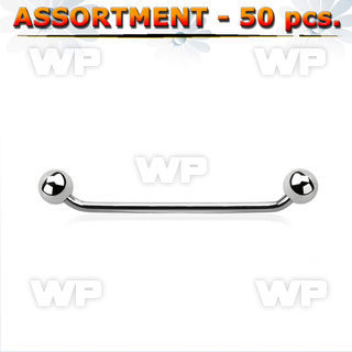 4b2kky of surface barbells 1 6mm 45 degree angle two 5mm ball surface piercing