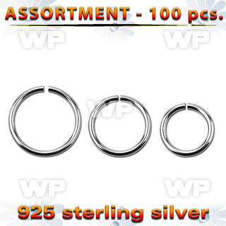 4b2sel silver 925 seamless ring 1 2mm diameter measured on the ear lobe piercing