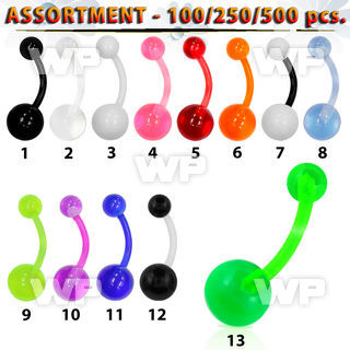 4b2zz9 acrylic uv belly bananas 1 6mm 5 8mm acrylic uv balls belly piercing