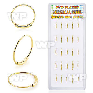 4fwu1k gold pvd implant grade steel nose rings display 25