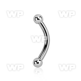 4u4z surgical steel banana 1 6mm 3mm ball belly piercing