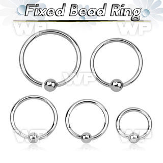 4w1aet surgical steel fixed bead ring 1mm 2 5mm ball ear lobe piercing