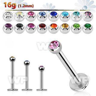 b4c4ks surgical steel labret stud 1 2mm tiny 2 5mm press fit lower lip piercing