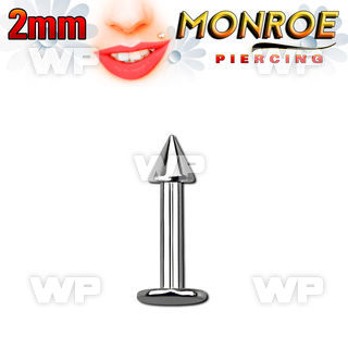 b4j6uks surgical steel monroe piercing labret stud 1 2mm 2 5mm lower lip piercing