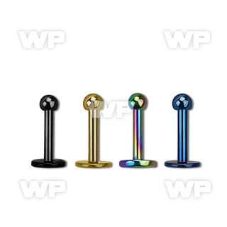 b4r4j6k ion plated surgical steel monroe piercing 1mm 2mm ball lower lip piercing