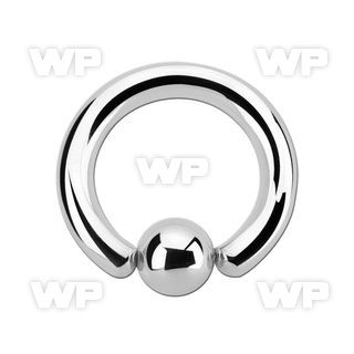 bcr6g 316l steel ball closure ring, 6g (4mm) w a 8mm ball