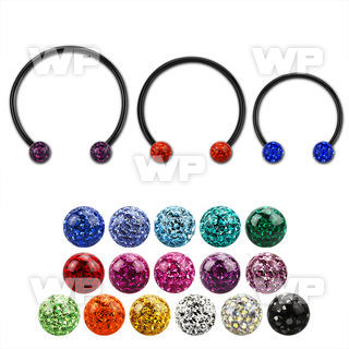 cbmtf5l xxl black steel cbr w 10mm multi crystal balls 