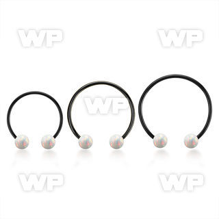 cbmtop6l xxl anodized steel cbr, 14gw 6mm synthetic opal balls