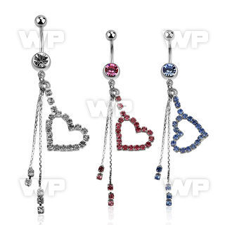 e3pfu9 surgical steel belly ring 14g 16mm with an 8mm bezel set