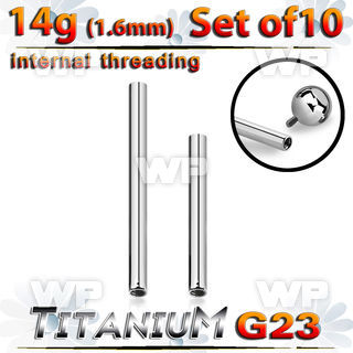 fh44e0i8 titanium internal threaded barposts 10pcs